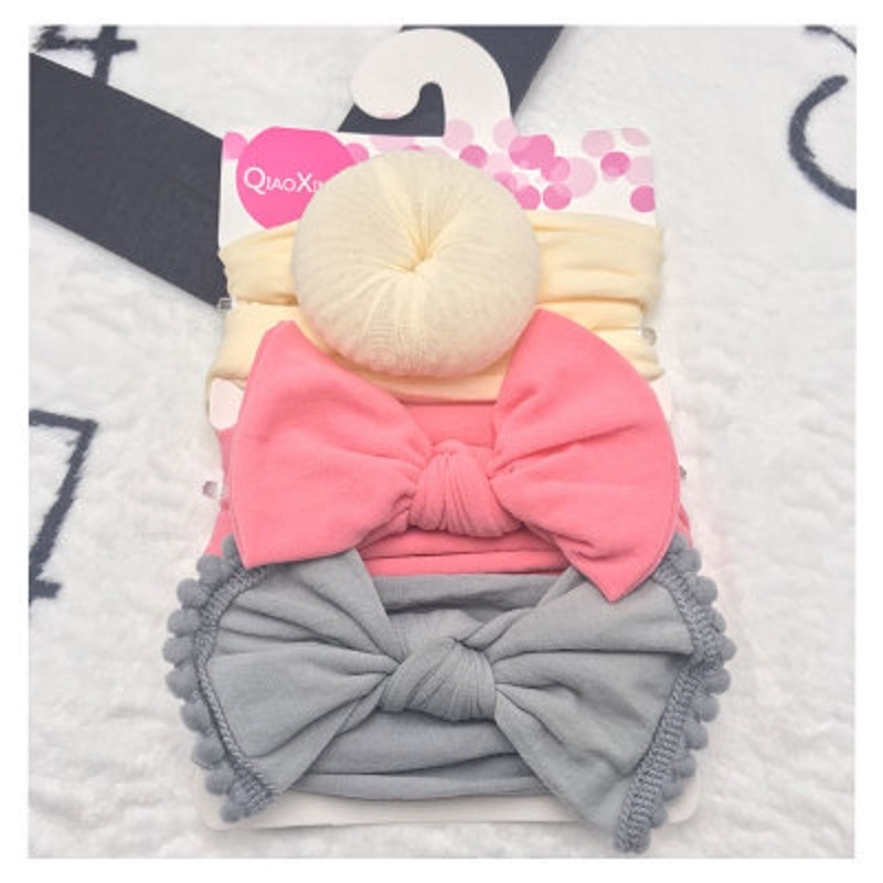 Baby Hair Bows Headband 3PC Set